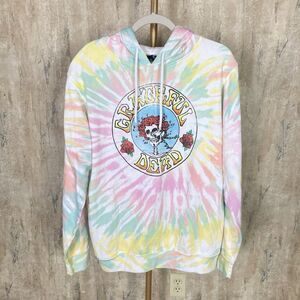 🎄FLASH XMAS SALE!🎁 2020 GRATEFUL DEAD Hoodie Men's Medium Tie Dye Graphic Logo